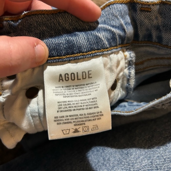 Agolde Nico High Rise Slim Jeans in Headlines Size 28 - Picture 14 of 16
